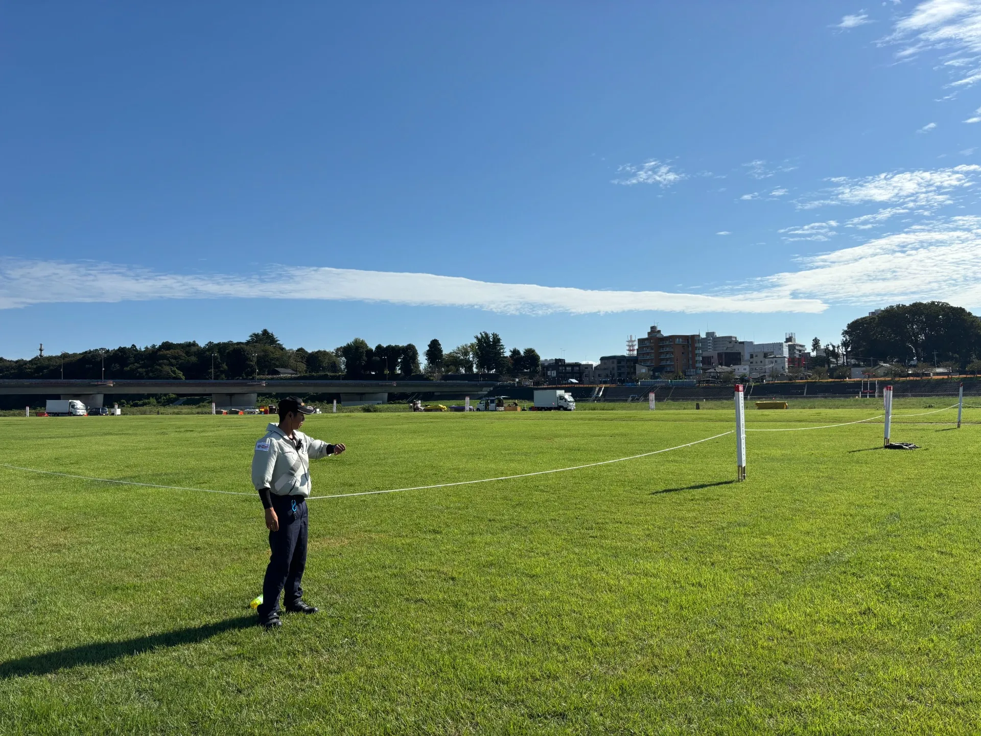 小山市花火大会、駐車場イベント警備を実施いたしました
